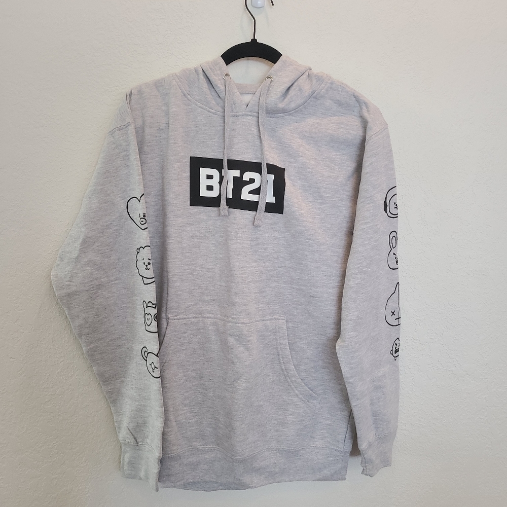 BT21 logo hoodie